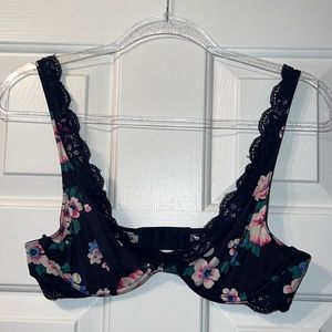 Aerie Happy Floral Bra